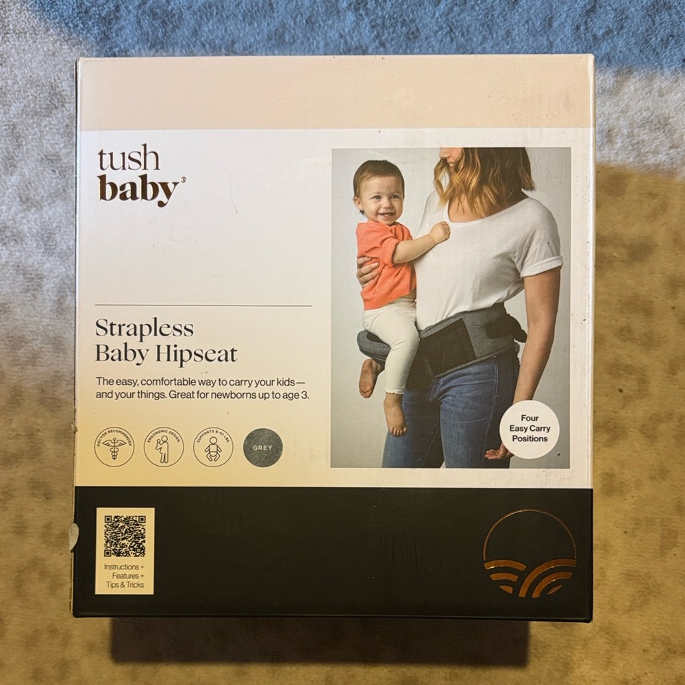 Tush Baby Strapless Baby Hipseat NWT